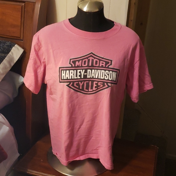 Harley-Davidson Tops - Med pink Harley davidson top